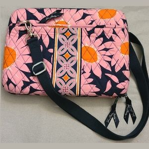 Vera Bradley padded hard laptop/tablet case LOVES ME. Small for iPad I'd suggest